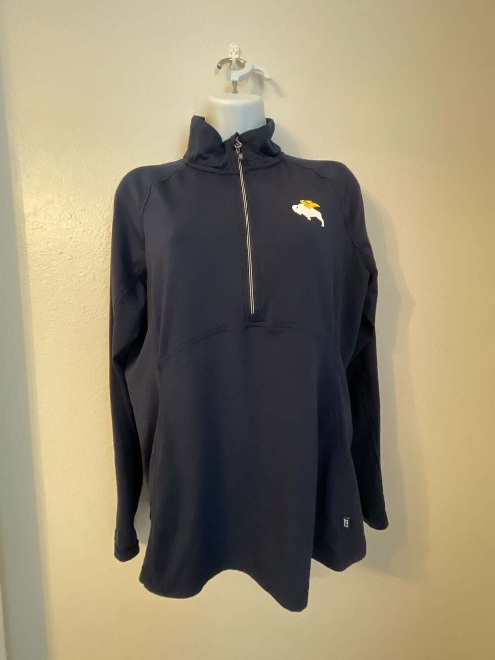 Cutter & Buck Navy Vault DryTec Adapt Eco Knit Quarter-Zip Pullover
Womens M